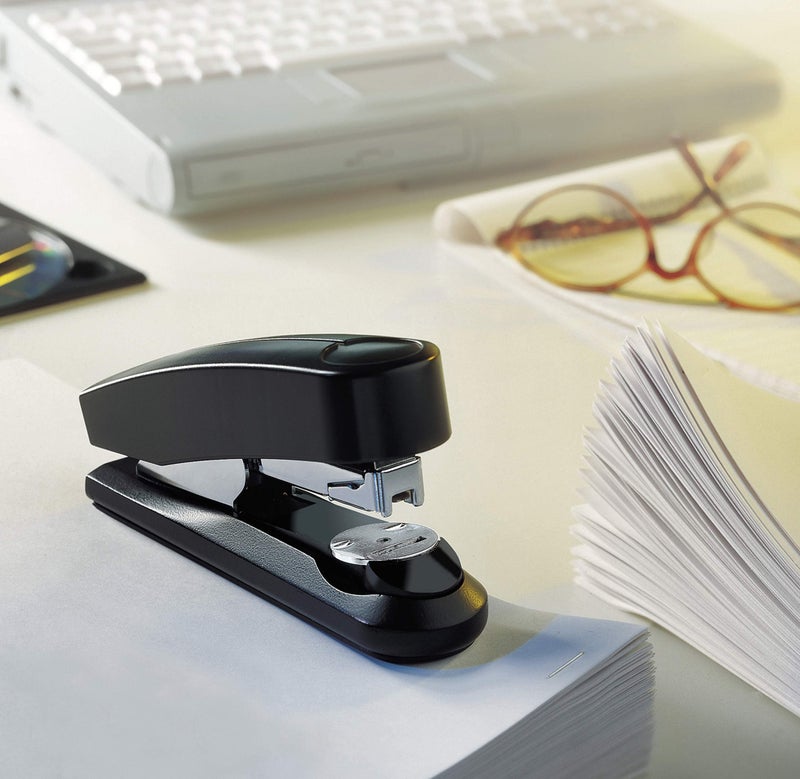 Novus B4fc Compact Flat Clinch Stapler  50 Sheet Capacity  German Engineered  Staple|Pin|Tack  Steel Drive  25 Yr. Warranty (Black) - Image 2